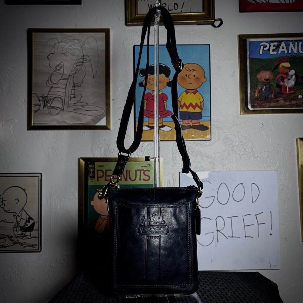 Coach Heritage Web Leather Crossbody (#41552)
